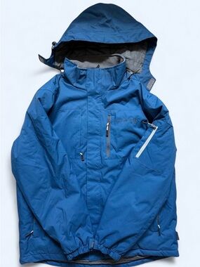 Free Country Men's Blue Ski Jacket with Hood